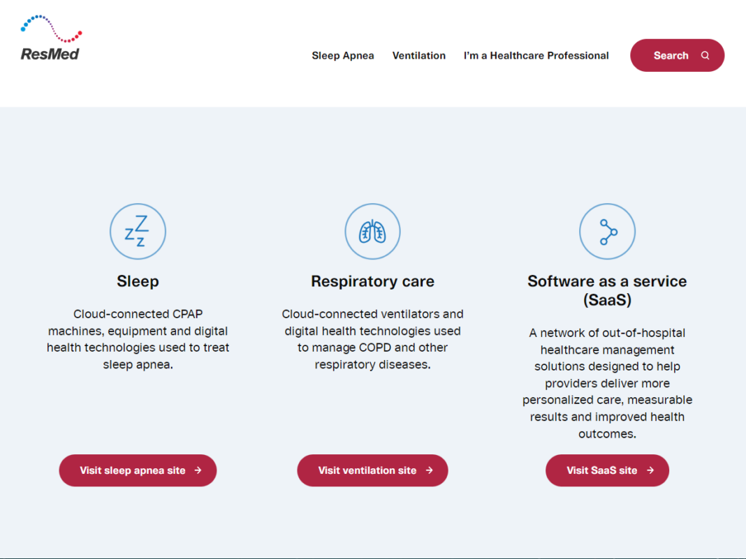 RMD 기업 분석, ResMed Inc., 10년 이상 성장해온 CPAP의 최강자