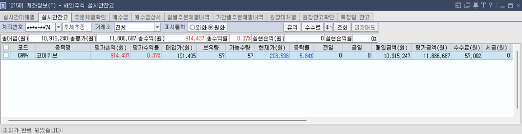 2025-06-11 해외 주식 추세추종 CRWV